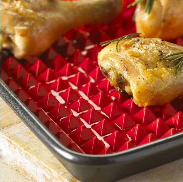 Spoondec Non-Stick Silicone Pyramid Baking Mat