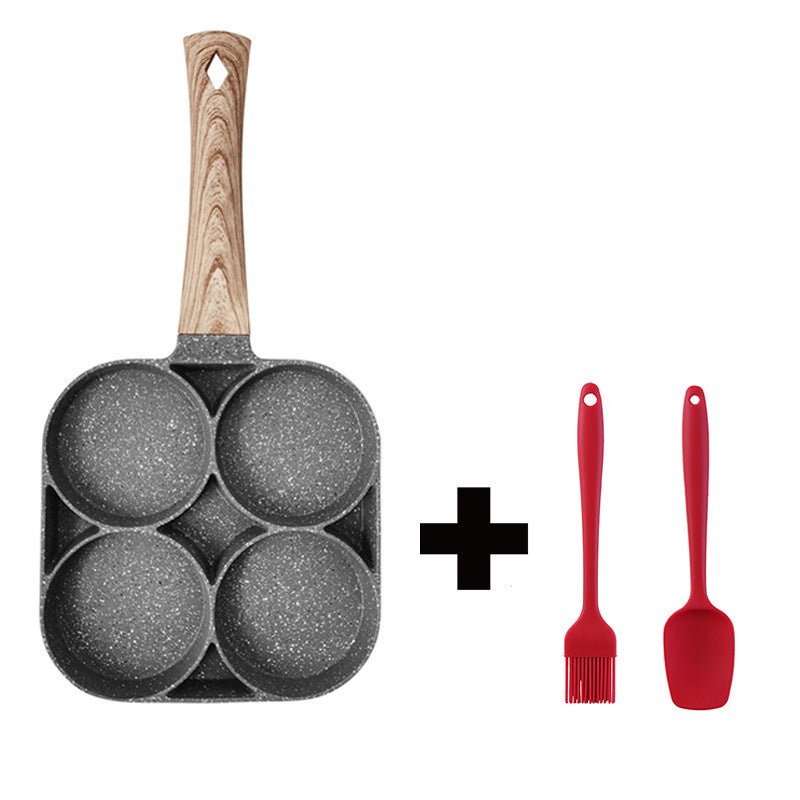 Spoondec Non-Stick 4-Hole Omelet & Pancake Pan