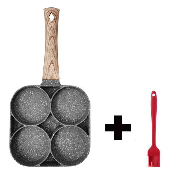 Spoondec Non-Stick 4-Hole Omelet & Pancake Pan