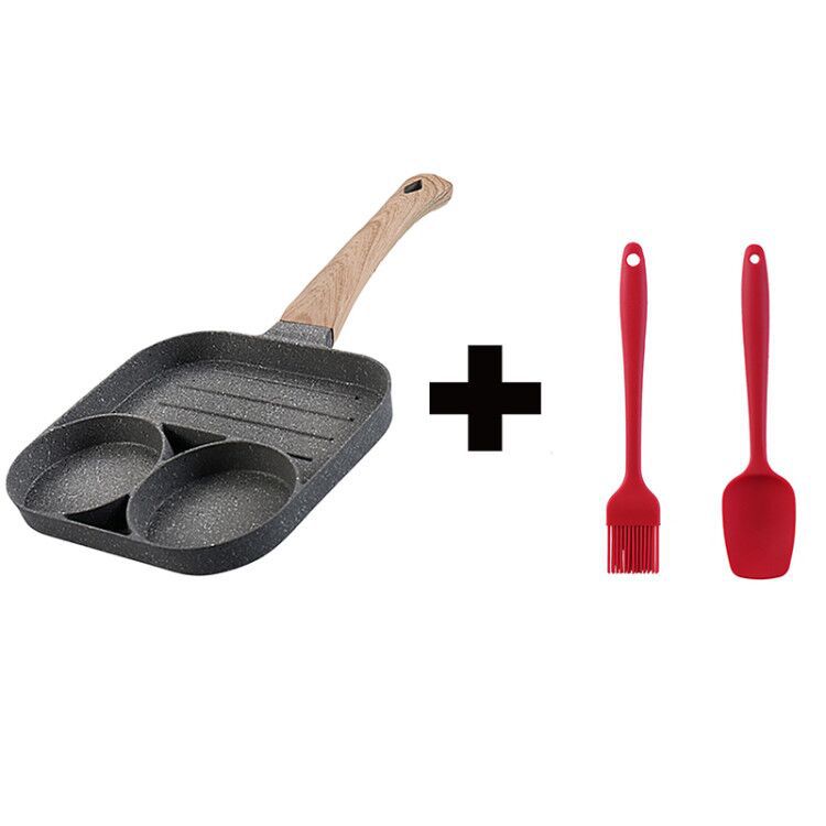 Spoondec Non-Stick 4-Hole Omelet & Pancake Pan