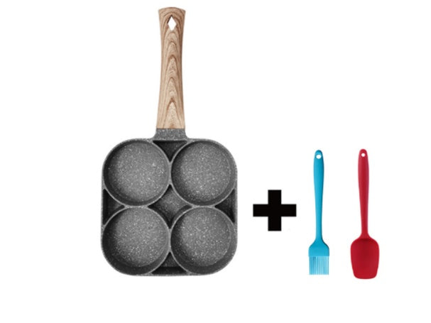 Spoondec Non-Stick 4-Hole Omelet & Pancake Pan