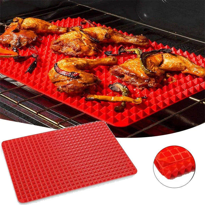 Spoondec Non-Stick Silicone Pyramid Baking Mat